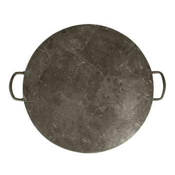 Black Iron Round Heavy Tawa for Pav Bhaji 28&quot; / 10mm thick