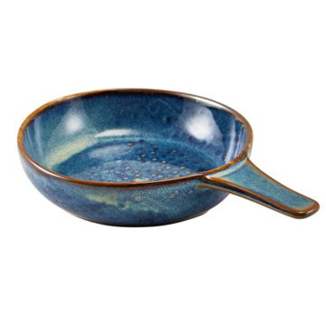 Genware Terra Porcelain Aqua Blue Presentation Pan 15.5cm