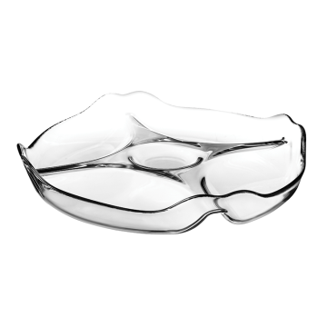 Patisserie Basic Divided Round Service Plate 25.2cm
