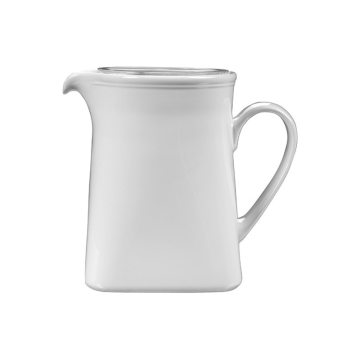 Churchill Counter Serve White Cookware Square Jug 53oz (Pack 2)