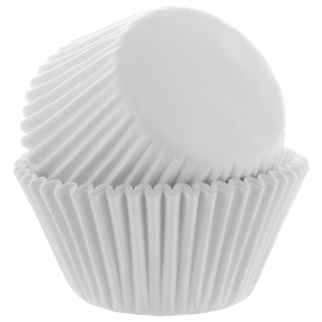 White Baking Cases (Pack 50)