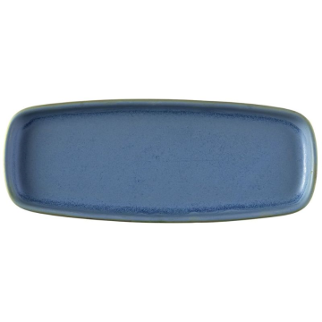 Churchill Emerge Oslo Blue Oblong Plate 10x3.88&quot; (Pack 6)