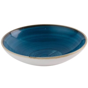 Churchill Stonecast Java Blue Coupe Bowl 7.25&quot; (Pack 12)