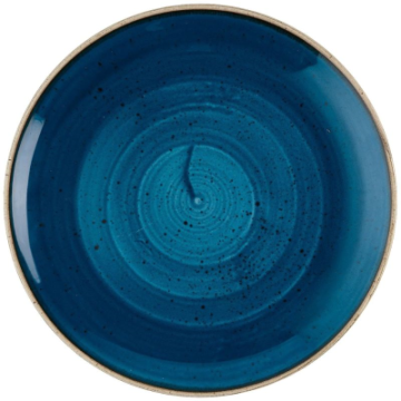 Churchill Stonecast Java Blue Evolve Coupe Plate 10.25&quot;