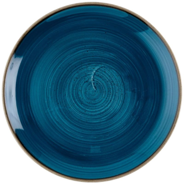 Churchill Stonecast Java Blue Evolve Coupe Plate 11.25&quot; (Pack 12)