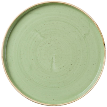 Churchill Stonecast Sage Green Walled Plate 8.25&quot;