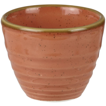 Churchill Stonecast Spiced Orange Ripple Dipper Pot 2oz (Pack 12)
