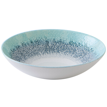 Churchill Studio Prints Fusion Blue Evolve Coupe Bowl 7.25&quot; (Pack 12)