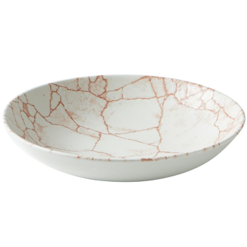 Churchill Studio Prints Kintsugi Coral Evolve Coupe Bowl 9.75&quot; (Pack 12)