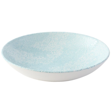 Churchill Med Tiles Aquamarine Evolve Coupe Bowl 9.75&quot; (Pack 12)