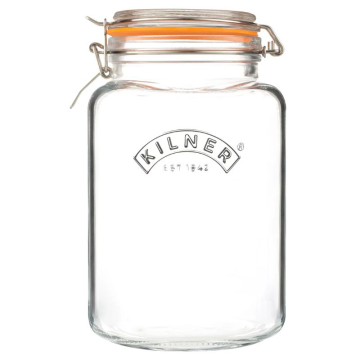 Kilner Square Clip Top Jar 3 Litre