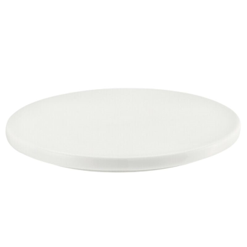 Schonwald Shiro White Embossed Flat Coupe Plate 26cm (Pack 6)