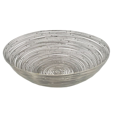 Stainless Steel Round Wire Basket 21cm