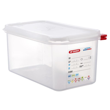 Araven GN Food Container &amp; Lid 1/3 150mm 6 Litre