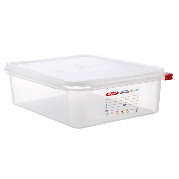 Araven GN Food Container &amp; Lid 1/2 100mm 6.5 Litre