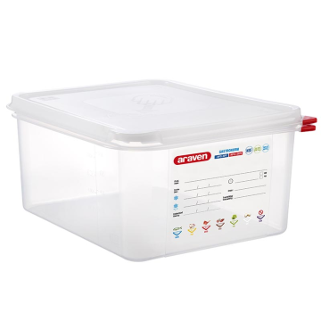 Araven GN Food Container &amp; Lid 1/2 150mm 10 Litre