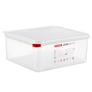 Araven GN Food Container &amp; Lid 2/3 150mm 13.5 Litre
