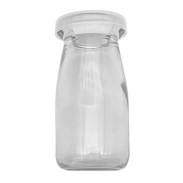 Mini Glass Milk Bottles 100ml