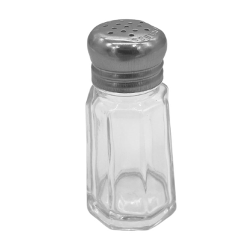 Paneled Glass Salt &amp; Pepper Shaker 1oz / 30ml