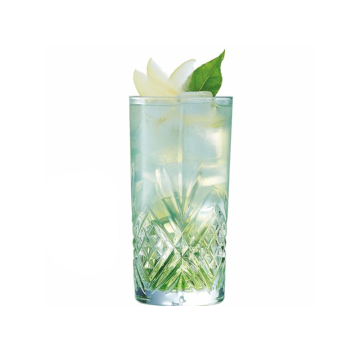 Arcoroc Broadway Crystal Cut Hiball Glass 13.5oz / 380ml (Pack6)