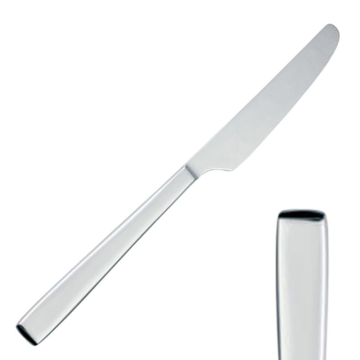 Facet Dessert Knife 18/10 - Dozen