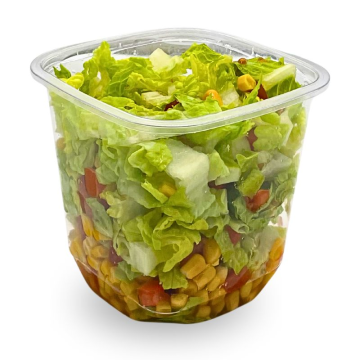 Clear PET 24oz Square Deli Container (Pack 50)