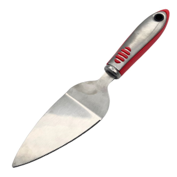 DBL Stainless Steel Serrated Cake / Pie Server with Plastic Handle