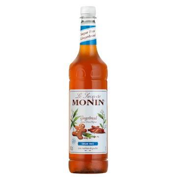 Monin Syrup Sugar Free Gingerbread 1 Litre