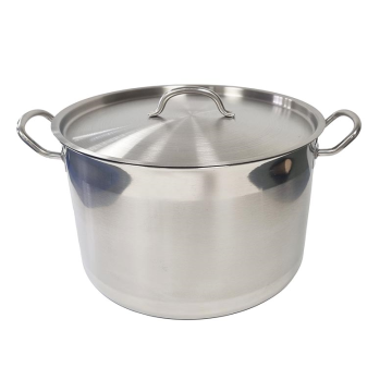 Professional Stainless Steel Casserole &amp; Lid 28cm, 12 Litres