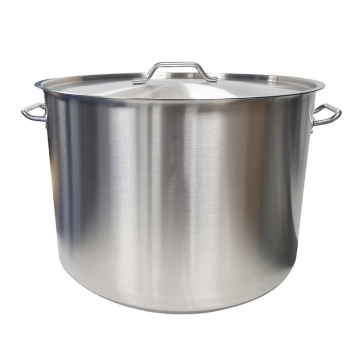 Professional Stainless Steel Casserole &amp; Lid 60cm, 113 Litres