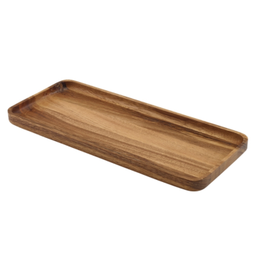 Acacia Wood Rectangular Serving Tray 30 x 13cm