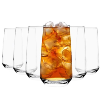 LAV Lal Hiball Long Tumbler Glass 16.25oz / 480ml (Pack 6)