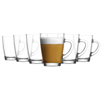 LAV Vega Glass Coffee Mug 10.25oz / 300ml (Pack 6)