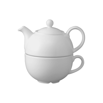 Churchill White Cafe One Cup Teapot Lid (Pack 6)