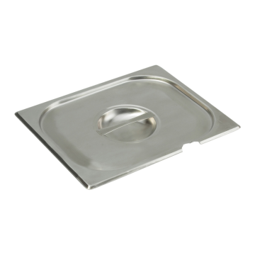 Gastronorm Lid Stainless Steel 1/2 Notched