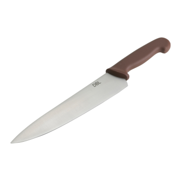 Colour Coded 10&quot; Cooks/Chefs Knife Brown