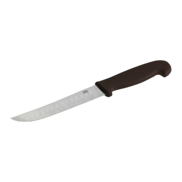 Colour Coded 5&quot; Scalloped Utility Knife Black