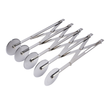 Multi Wheel Pastry Cutter with 5 Blades in Stainless Steel