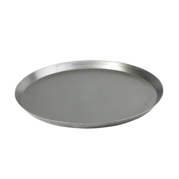 Mild Steel Pizza Pan 0.5&quot; Deep / 12&quot; Diameter