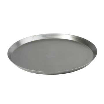 Mild Steel Pizza Pan 0.5&quot; Deep / 14&quot; Diameter