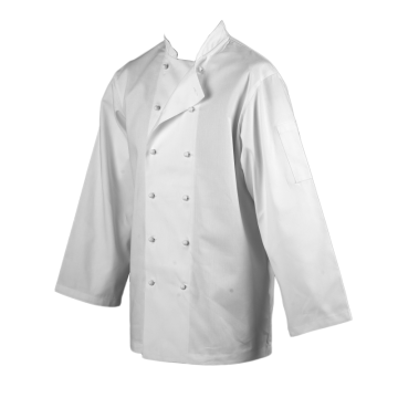 Chef&#039;s Jacket Long Sleeve White Medium