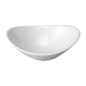 Churchill White Orbit Oval Bowl 7&quot;