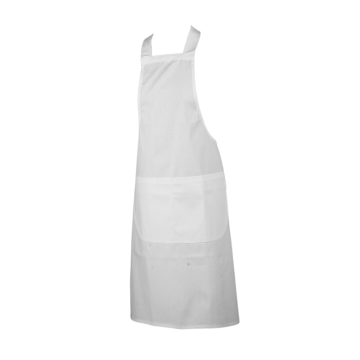 Bib Apron Length 90cm Width 70cm White