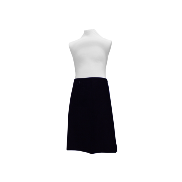 Bistro Apron with Pocket Length 70cm Width 90cm Black