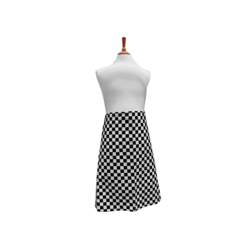 Waist Apron Length 71cm Width 73cm, Butchers Big Check