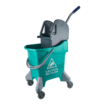 Deluxe Down Press Mop Bucket in Green