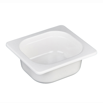 Gastronorm Pan White Melamine 1/6 65mm deep