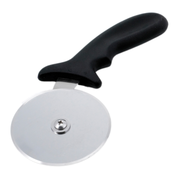 Black Handle Pizza Cutter with 4&quot; Wheel