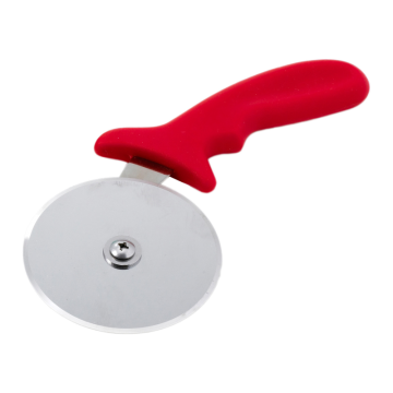 Red Handle Pizza Cutter with 4&quot; Wheel