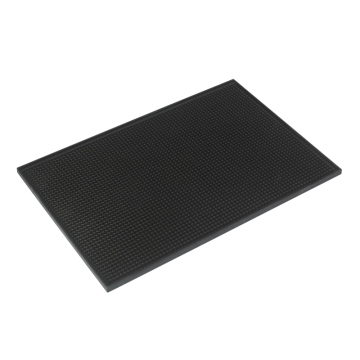 Black Bar Service Mat 12&quot; x 18&quot;